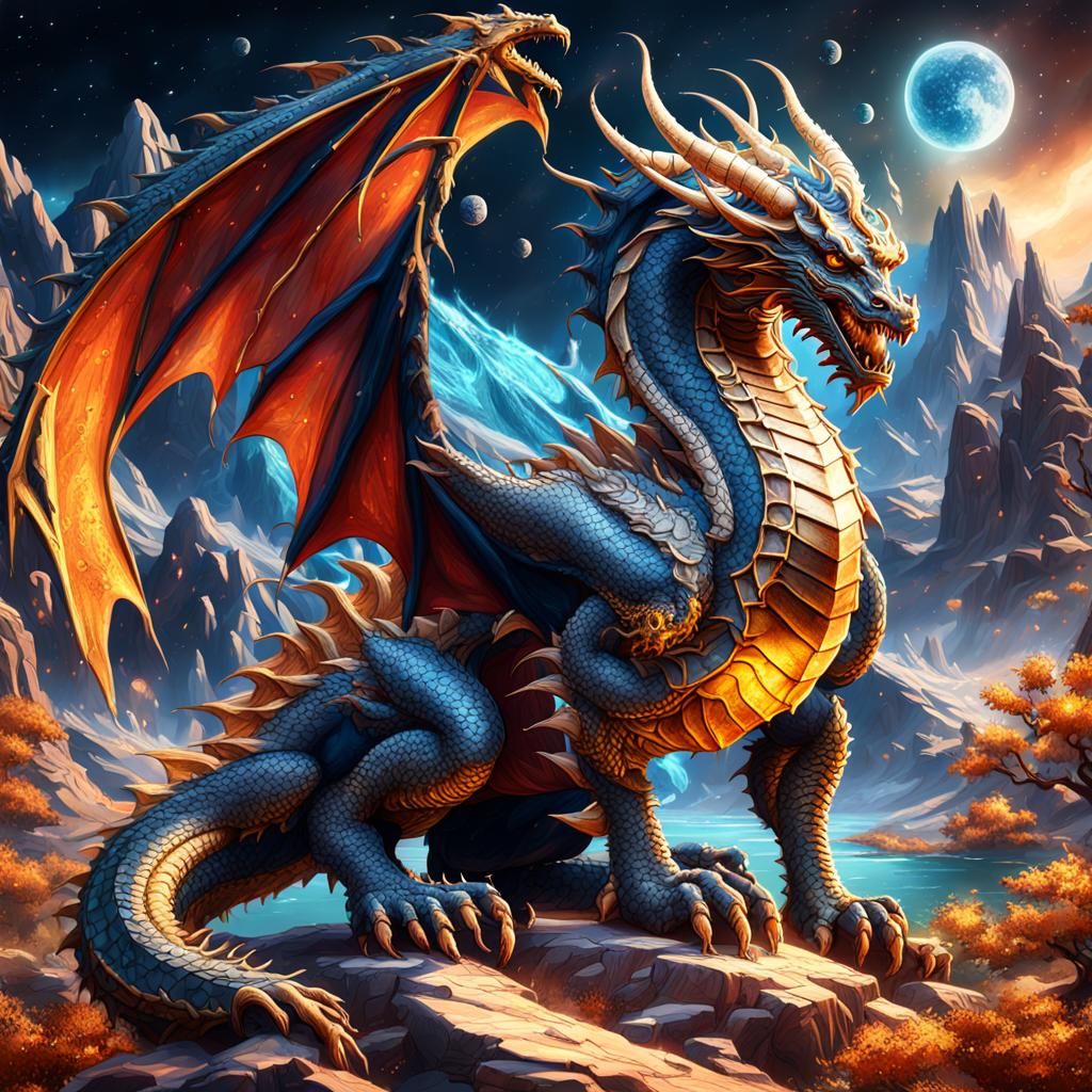 The astrological dragon of Scorpio - AI Generated Artwork - NightCafe ...