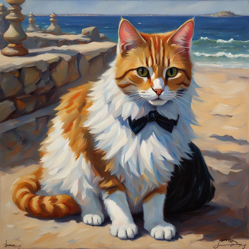 an elegant cat