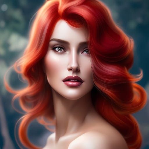 Red-haired Woman Portrait #16
