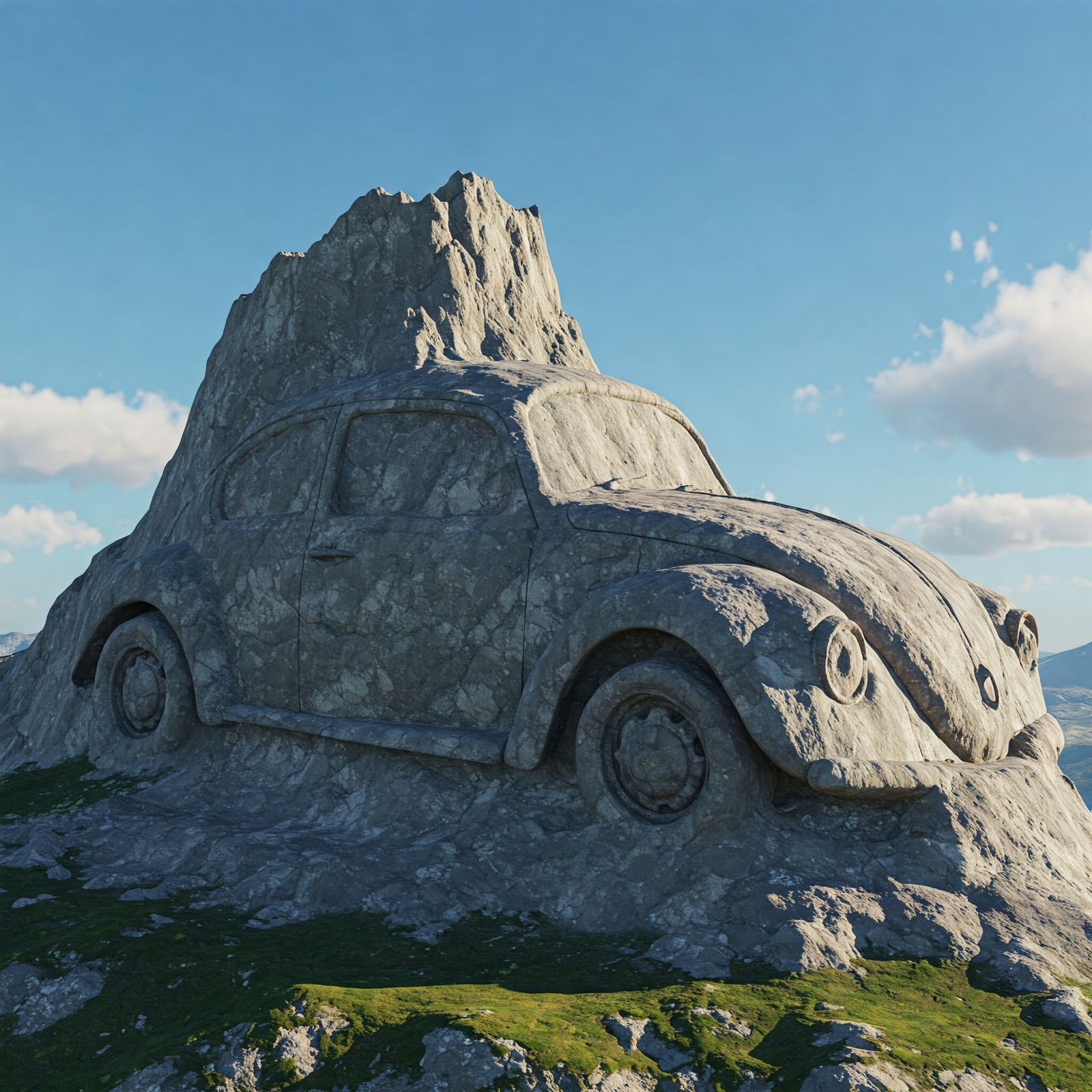 Sadly, BeetleBerg Monument was never finished...