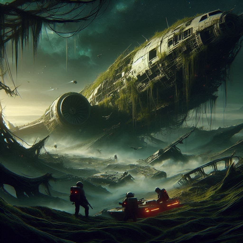 Ghost Ship Salvage  by @Michael W Bame