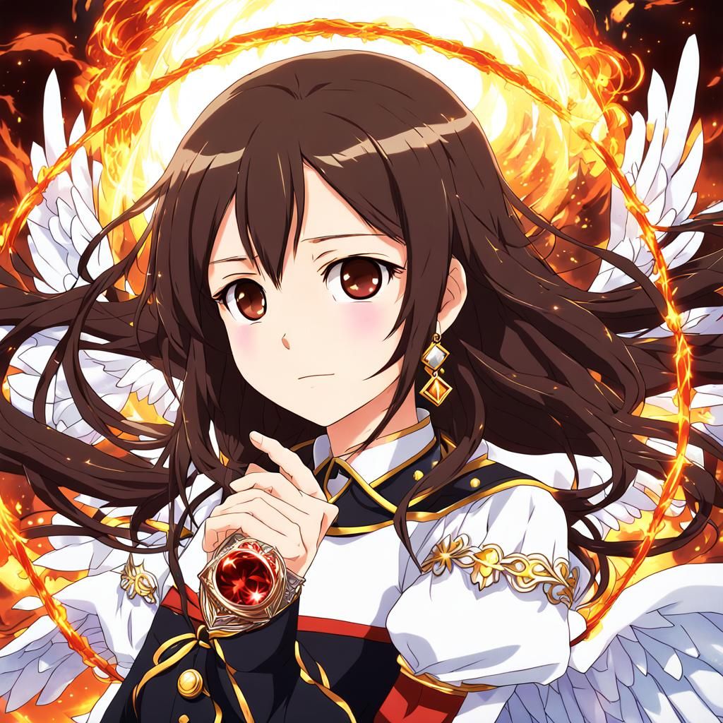 Anime, angelic, princess beautiful and strong