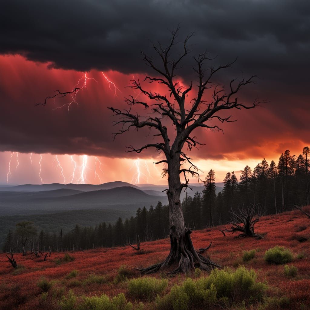 Red storm  by @Sharoja