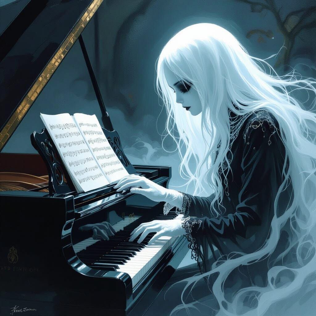 ghostly illustration by Marc Simonetti & Yoji Shinkawa & Jasmine Becket-Griffith ...  by @Joy K