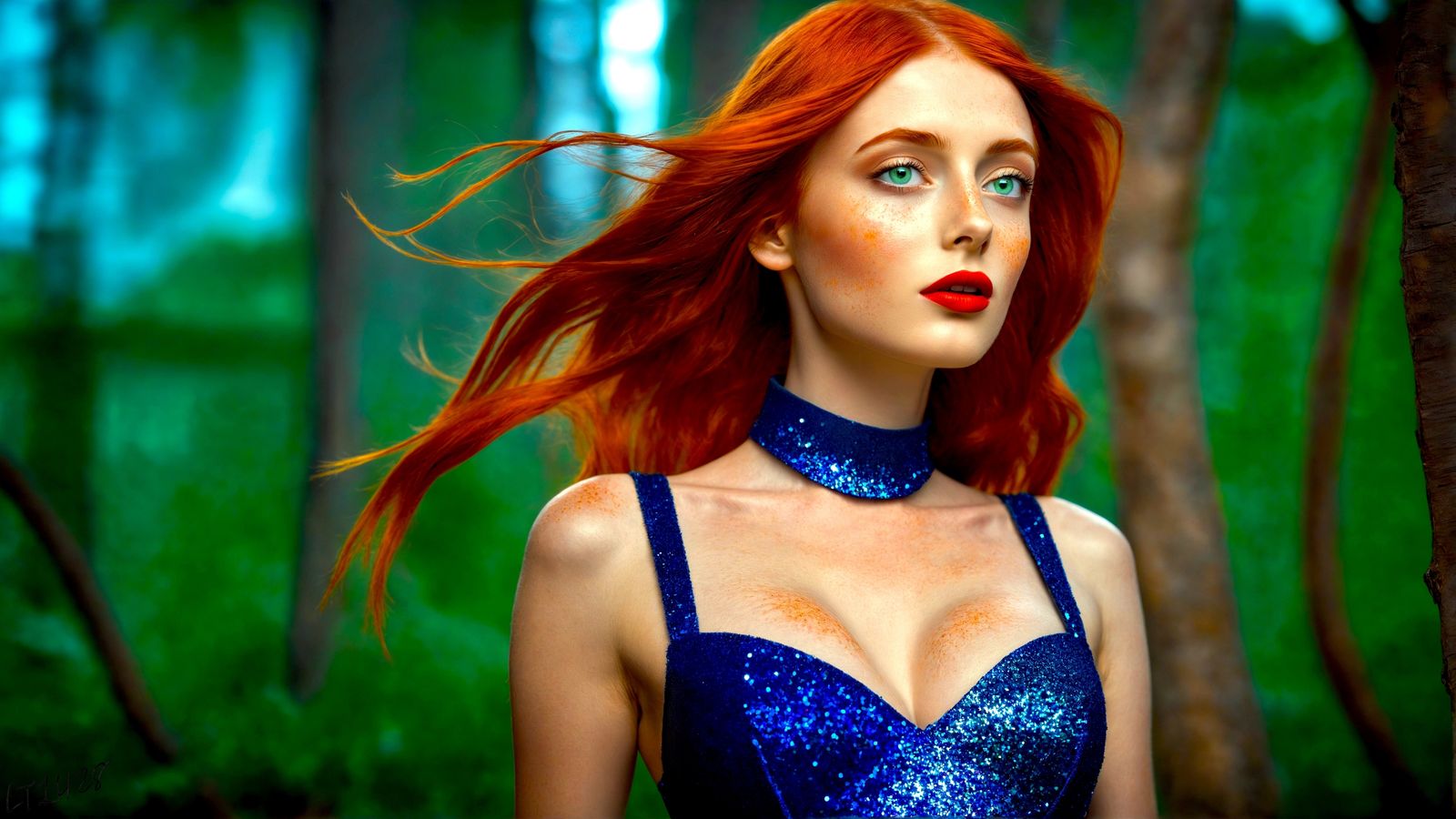 Maya Berg - Glitter in the air series.