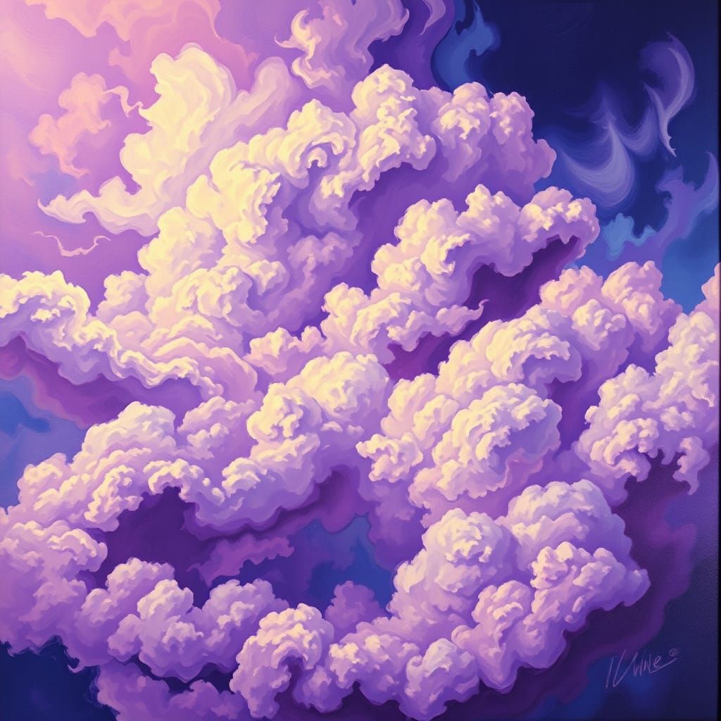 Dreamlike Cloudscapes in Ethereal Hues