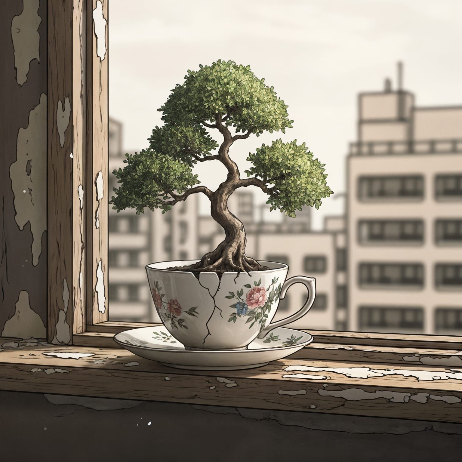 Hope in a broken world  by @Mog