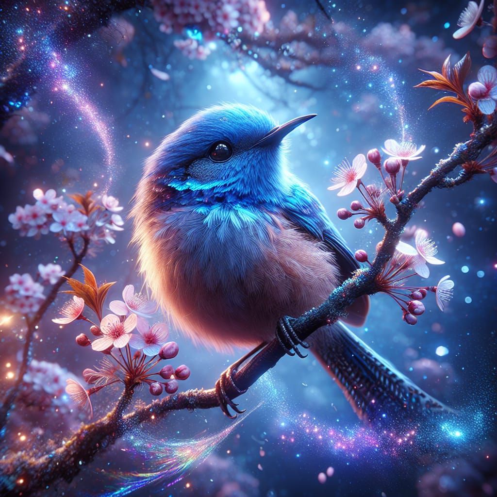 Australian blue fairy wren