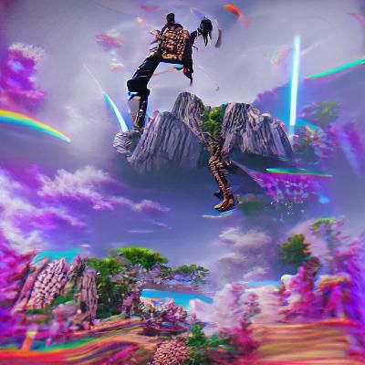 fortnite travis scott 8K 3D