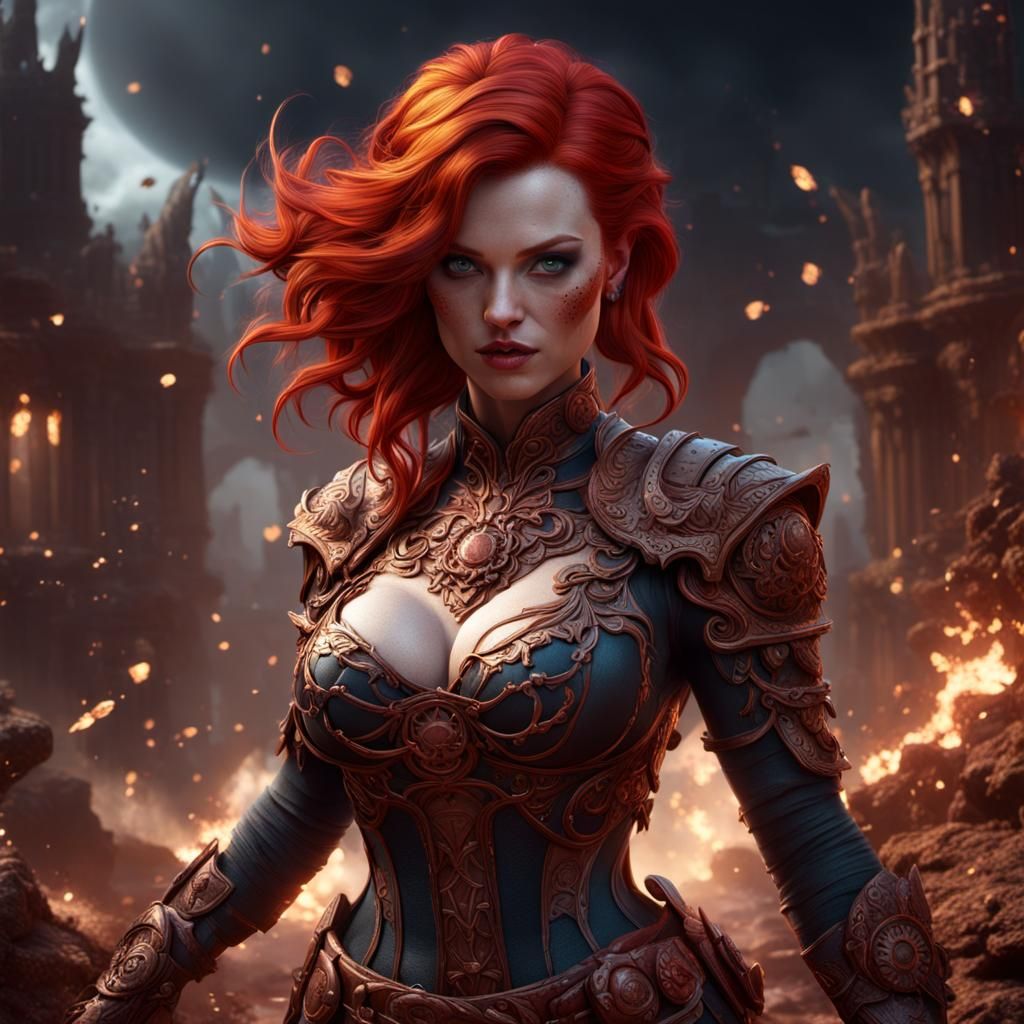redhead warrior