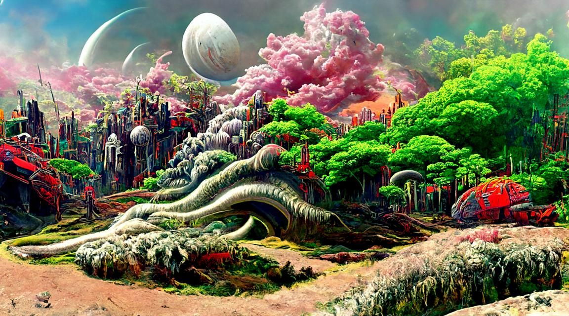 an ugly forest clearing