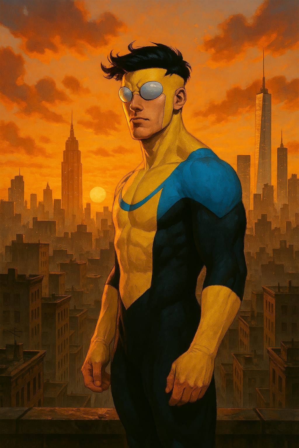 Invincible at sunset