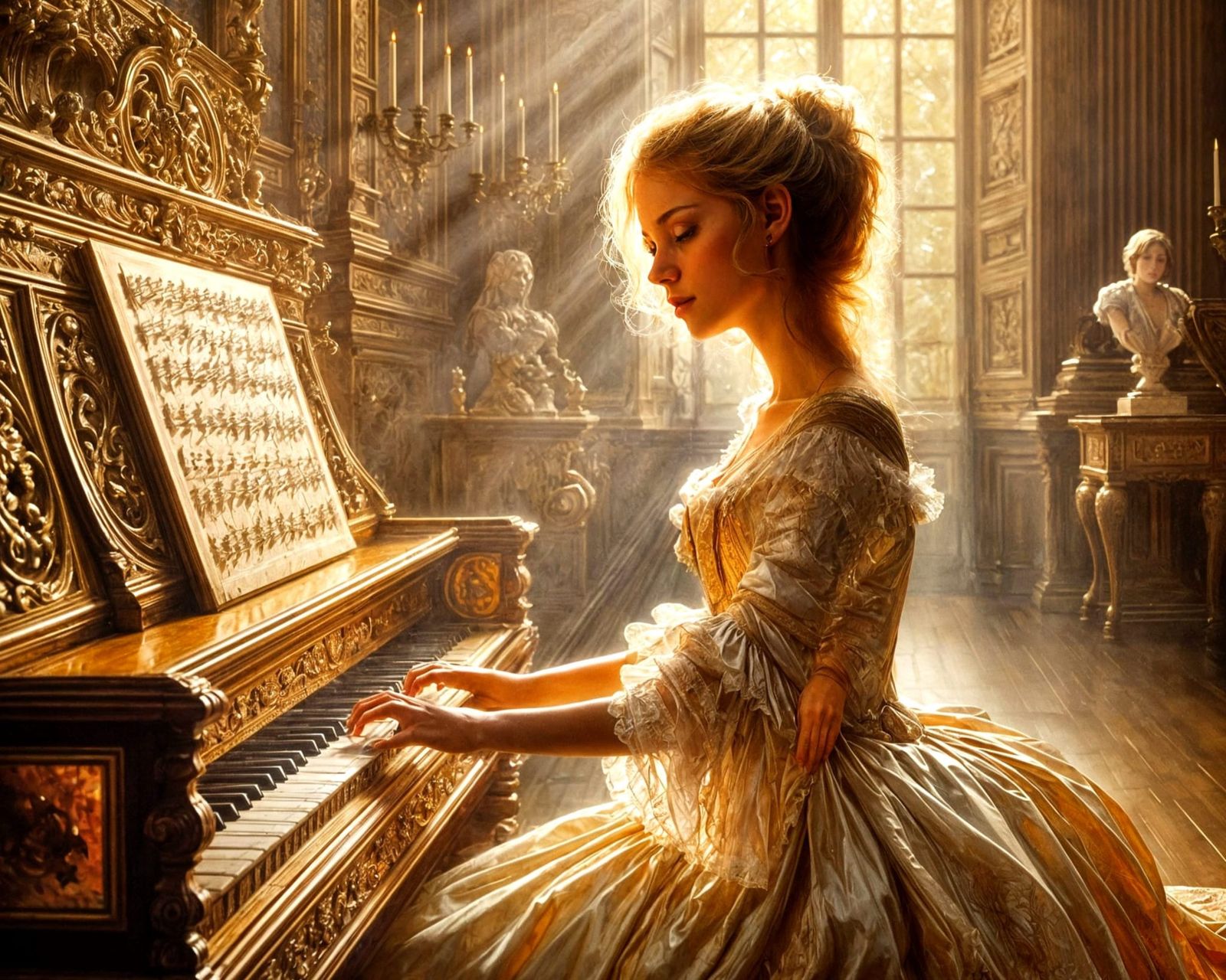 The harpsichord  player