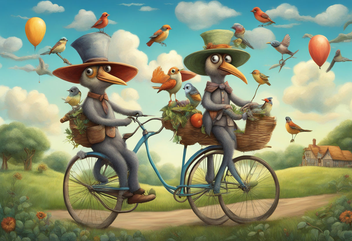 Off for a countryside ride.