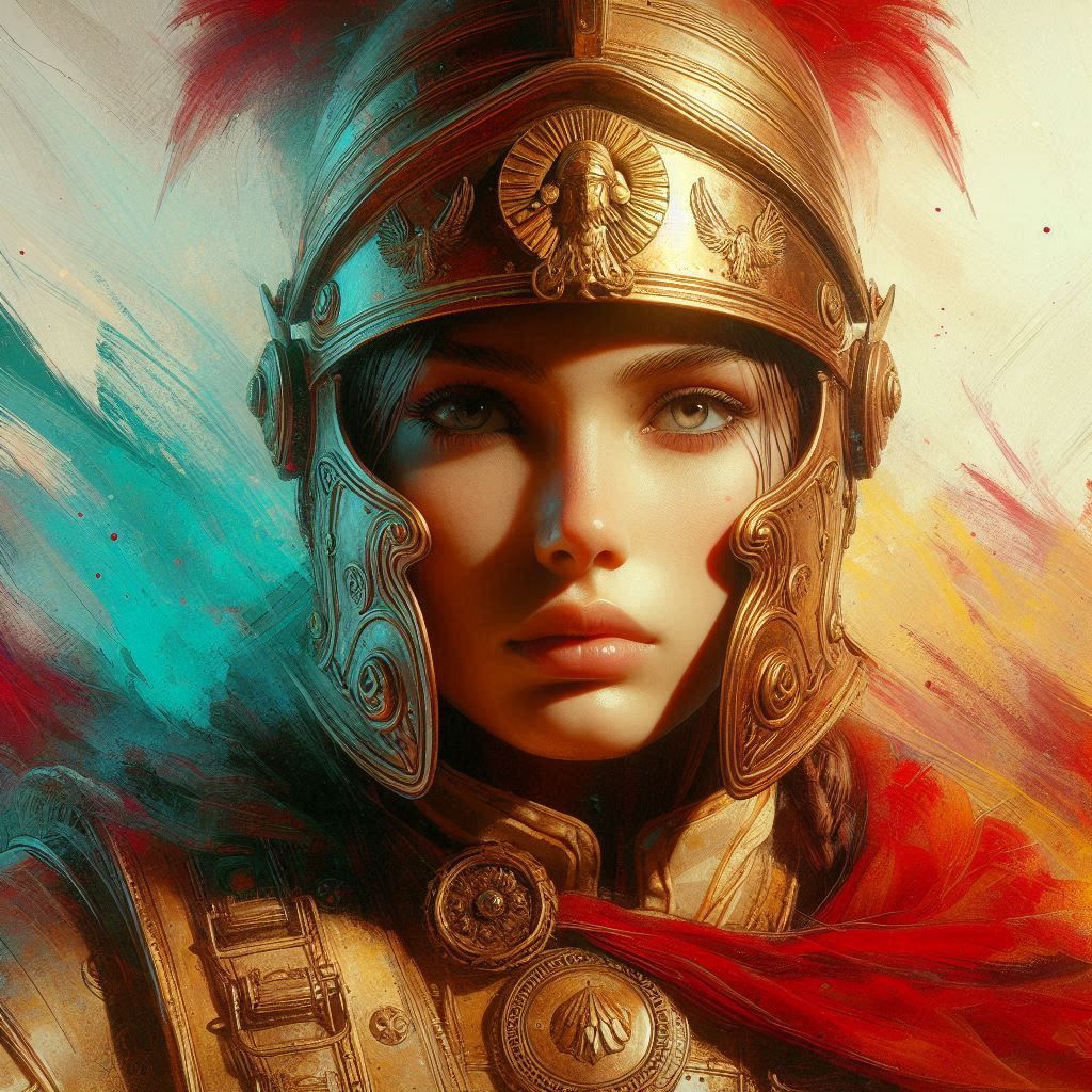 Crimson Valor: The Roman Warrior