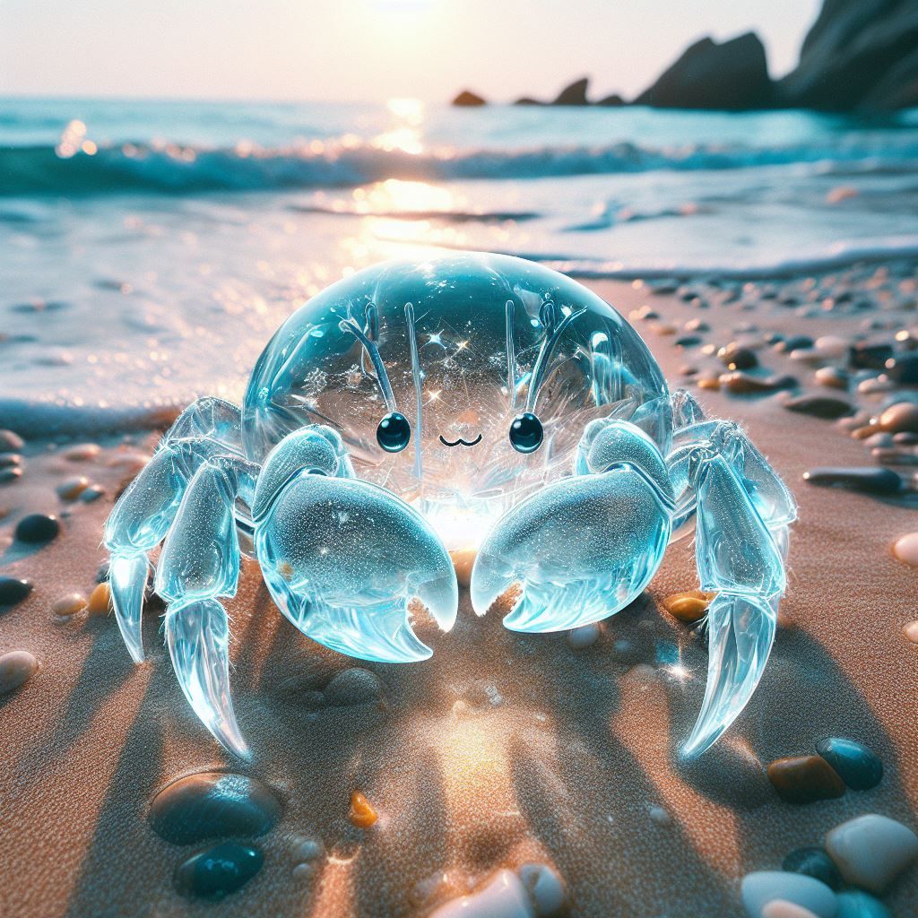 Happy crab