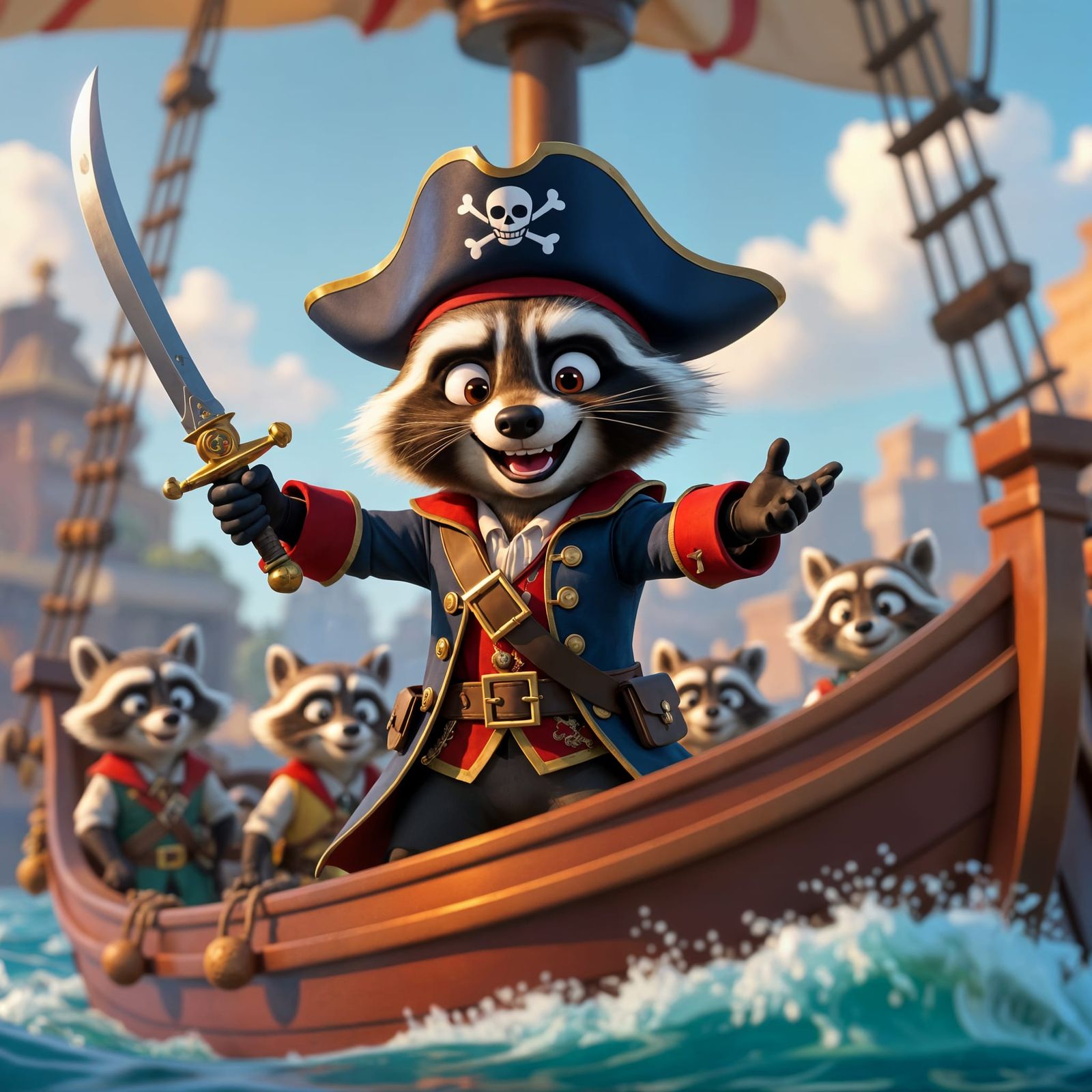 Raccoons - bandits of the sea  by @Mike Ritchie