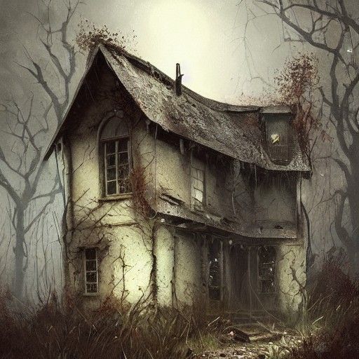 An abandoned house.