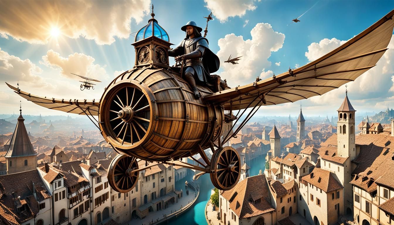 Leonardo Da Vinci Flying Machine AI Generated Artwork NightCafe Creator   SDM0x4l2N8VXyG8MOS2F  1  R7t7r 