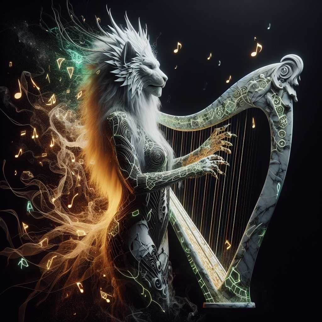 The harpist
