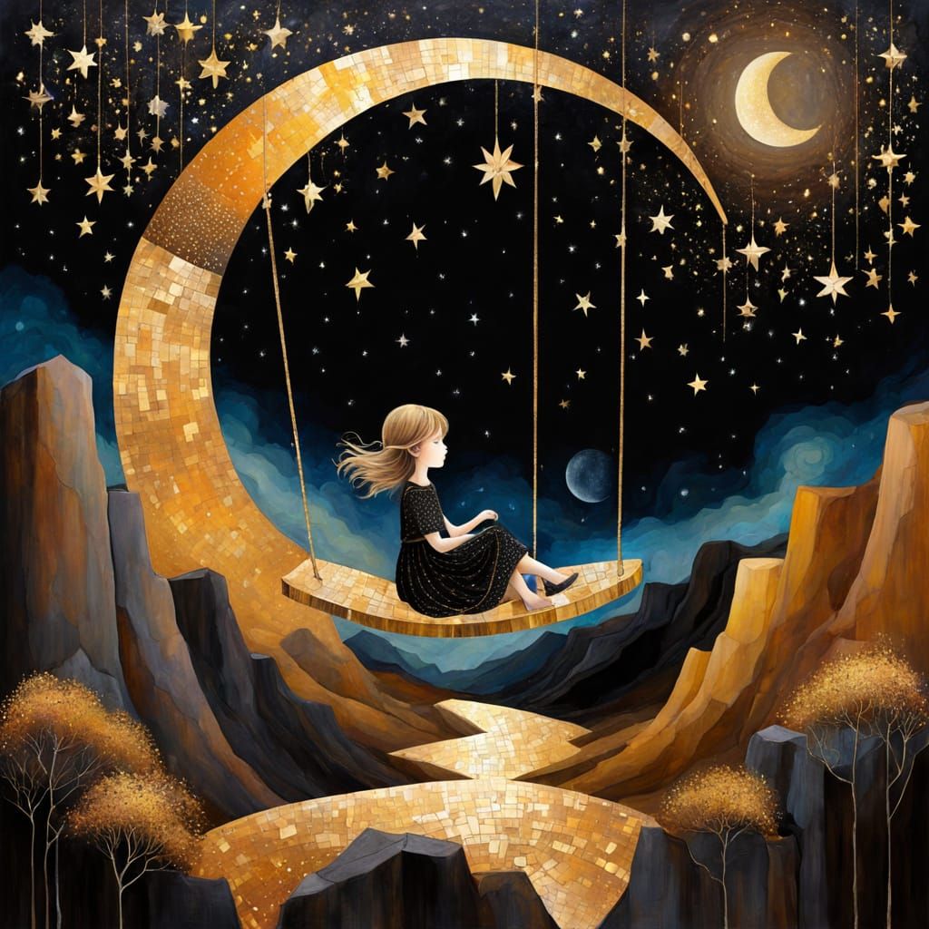 ^^Golden Crescent Swing (7 Likes)  by @Little Rainbow