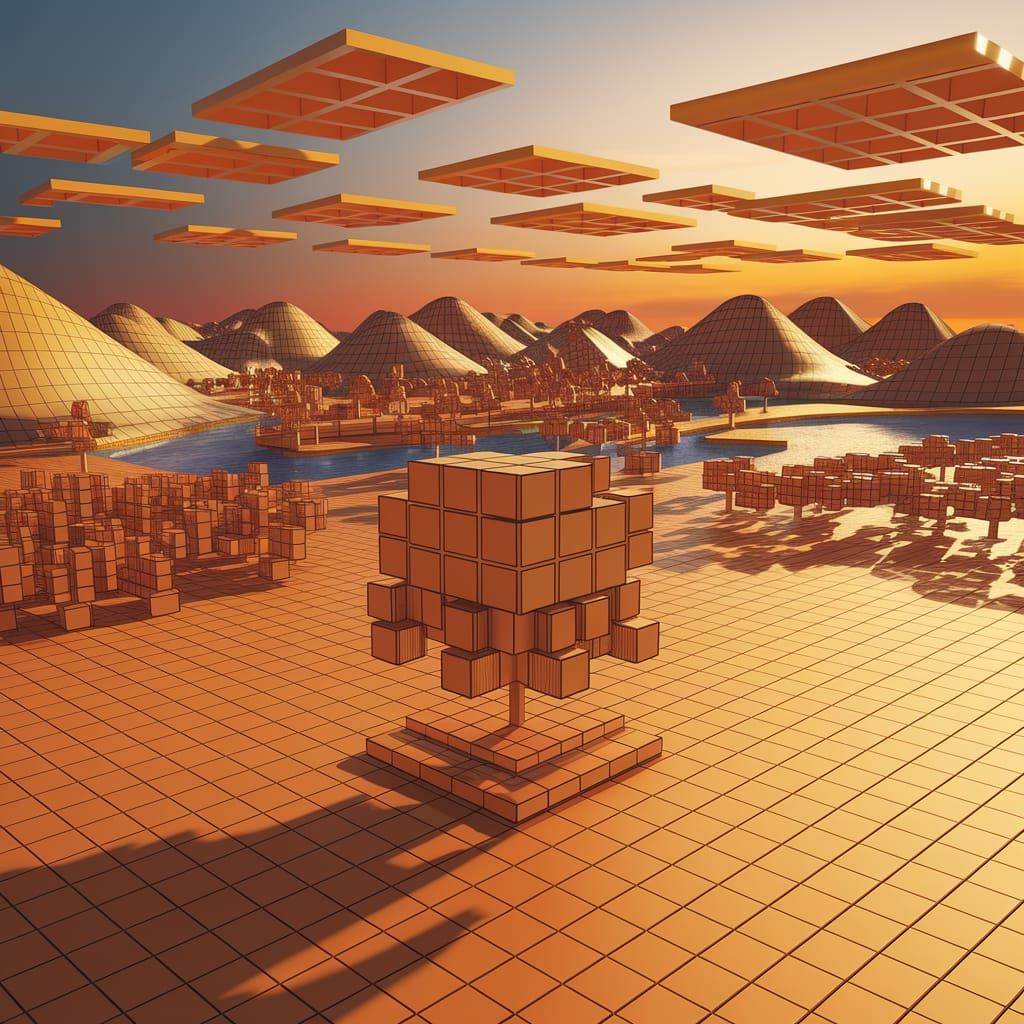 It is a square world where everything is square  by @Pete Lazegla