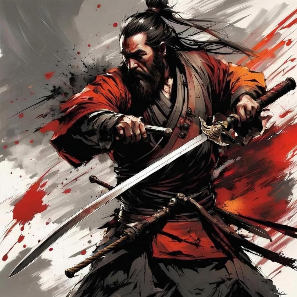 Death Battle: Back-stabbing, Blade and Shuriken Clash  by @Diana