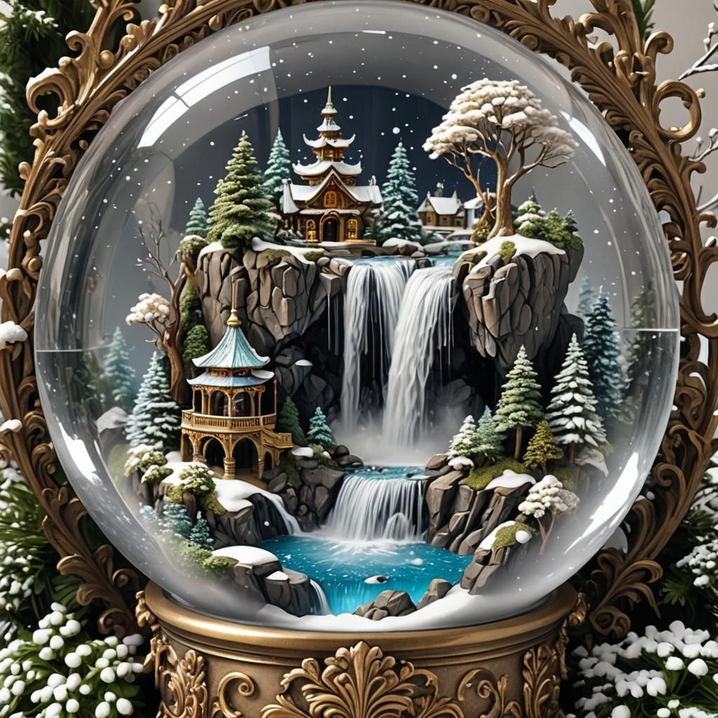 Snowglobe  by @peachygirl92