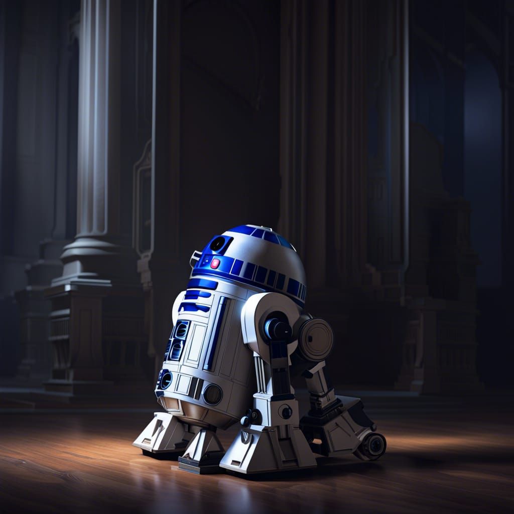 R2D2, vacuum cleaner AI Generated Artwork NightCafe Creator