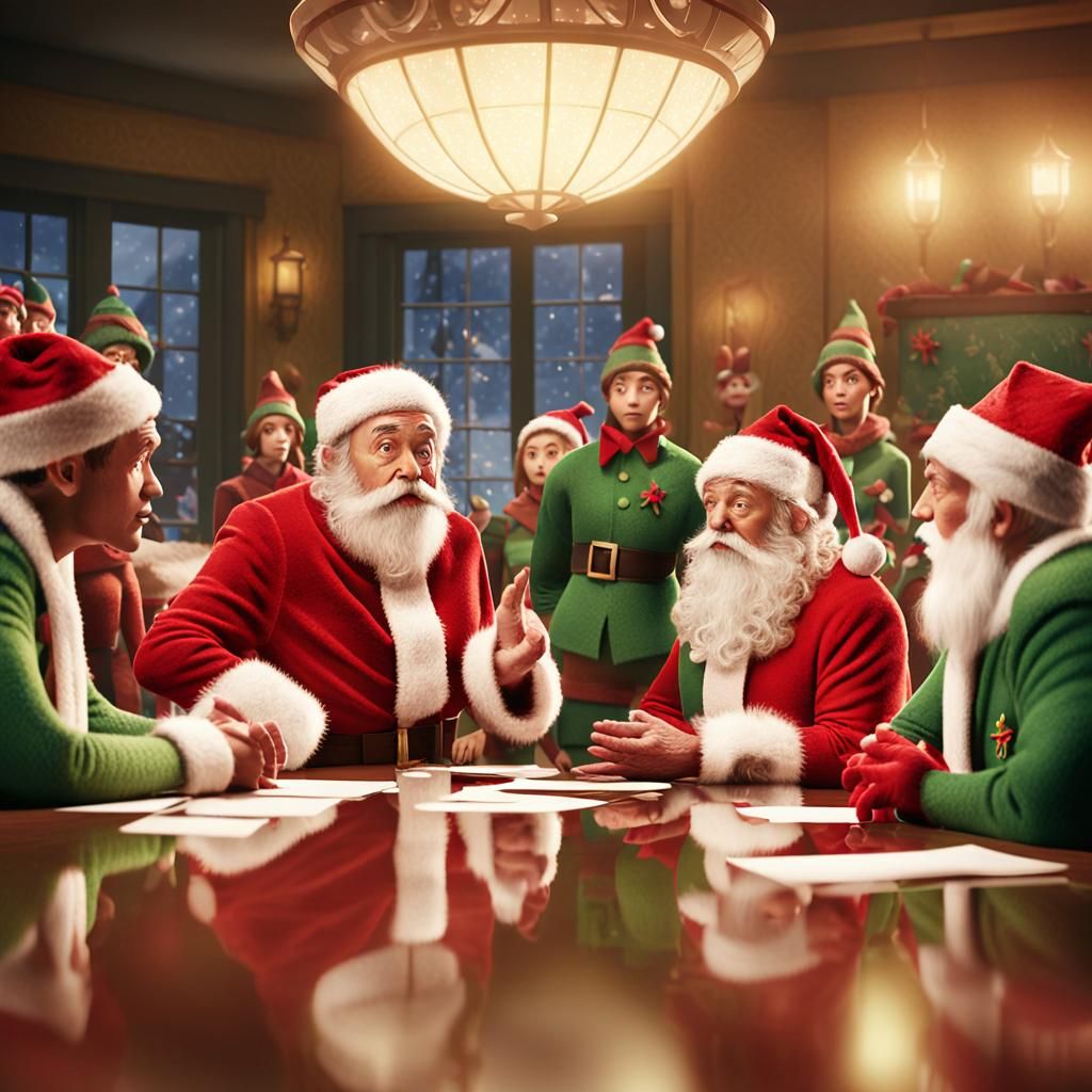 Santa's Elves Plan Christmas Rescue: Concept Art
