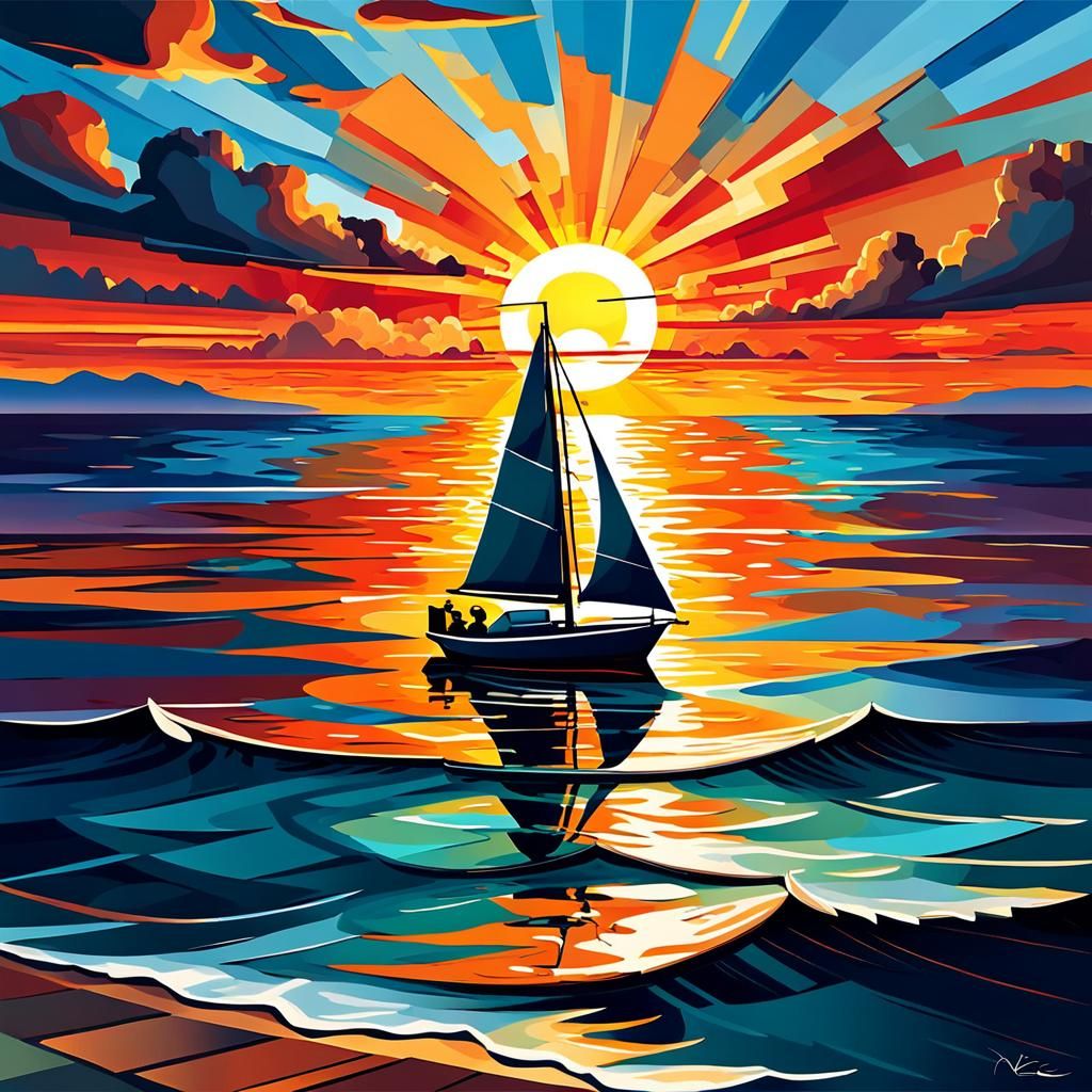 Sunset Sailing