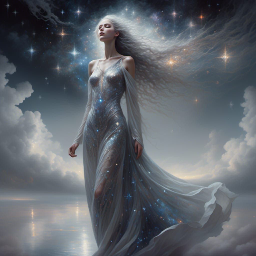 Lady of the stars and clouds