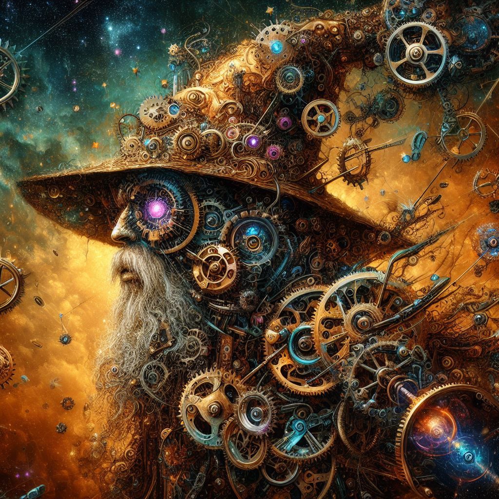 Clockwork Wizard - AI Generated Artwork - NightCafe Creator