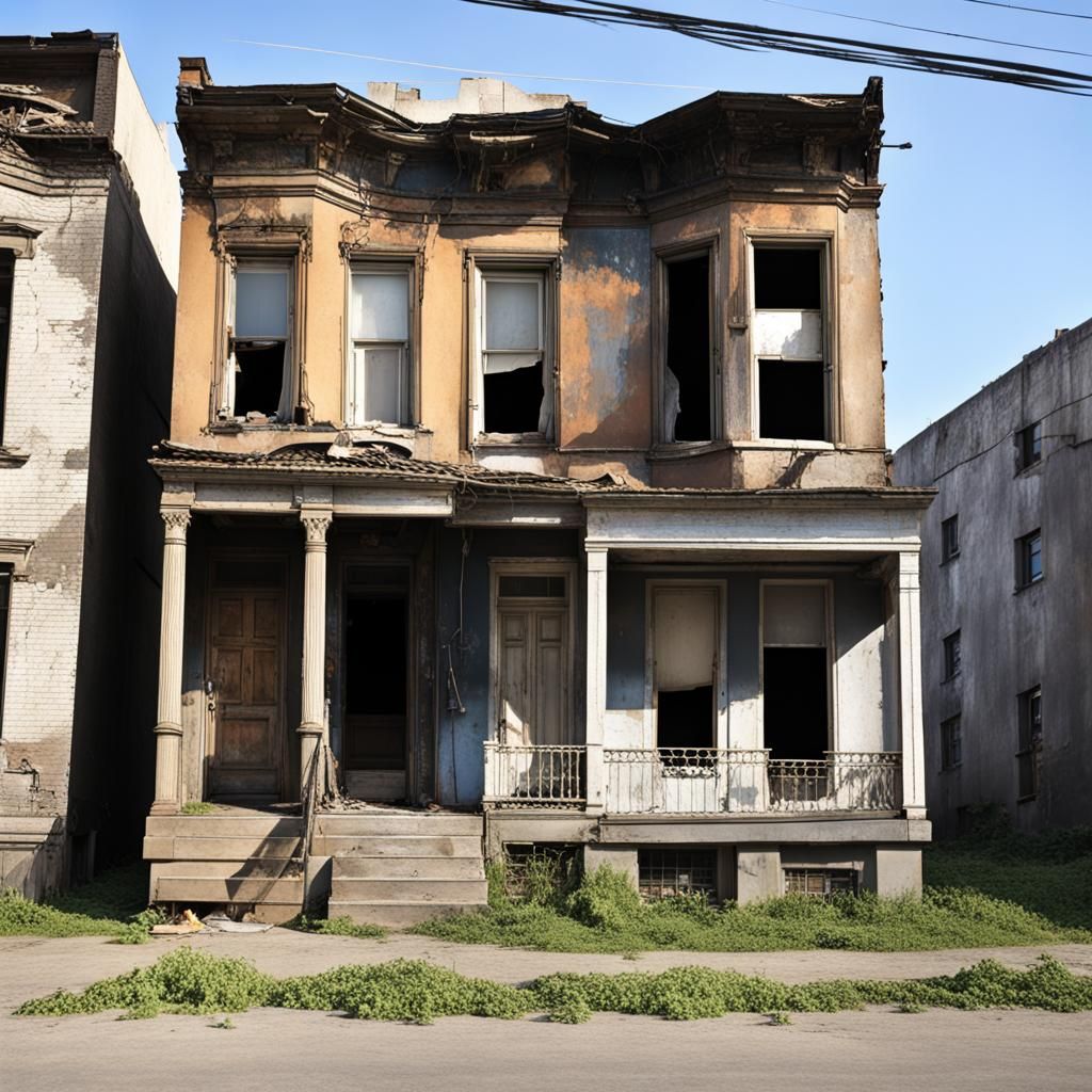 An Abandoned Row Home