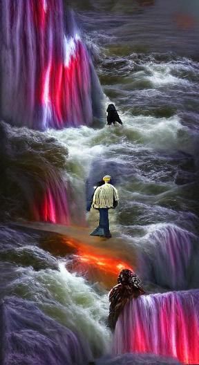 He stood by and waited to be called, for his turn to go over...