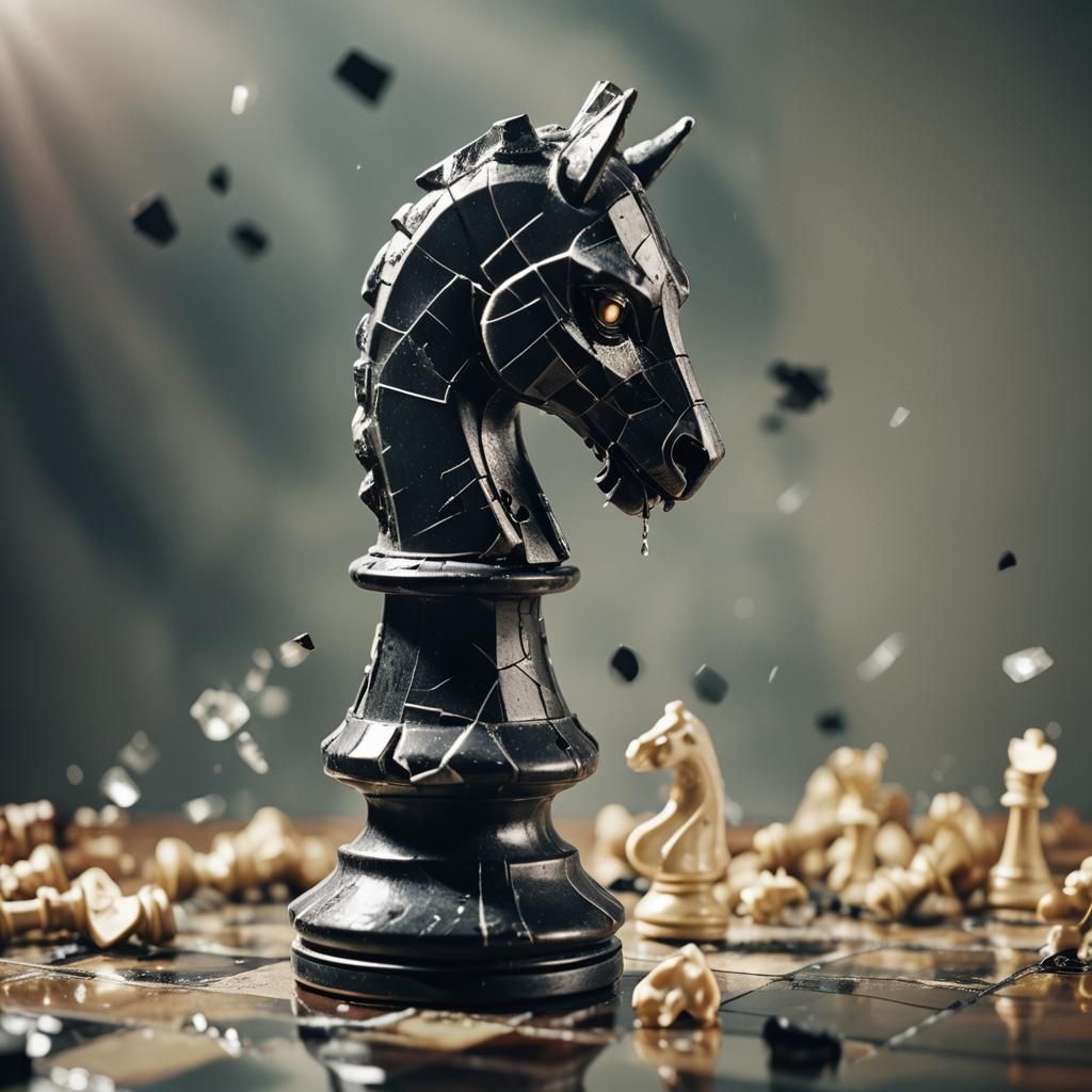 Shattered Chess Piece