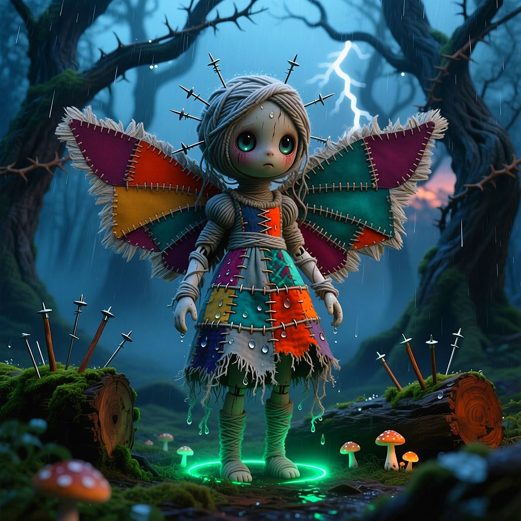 The Pinned Wings of the Fabric Faerie