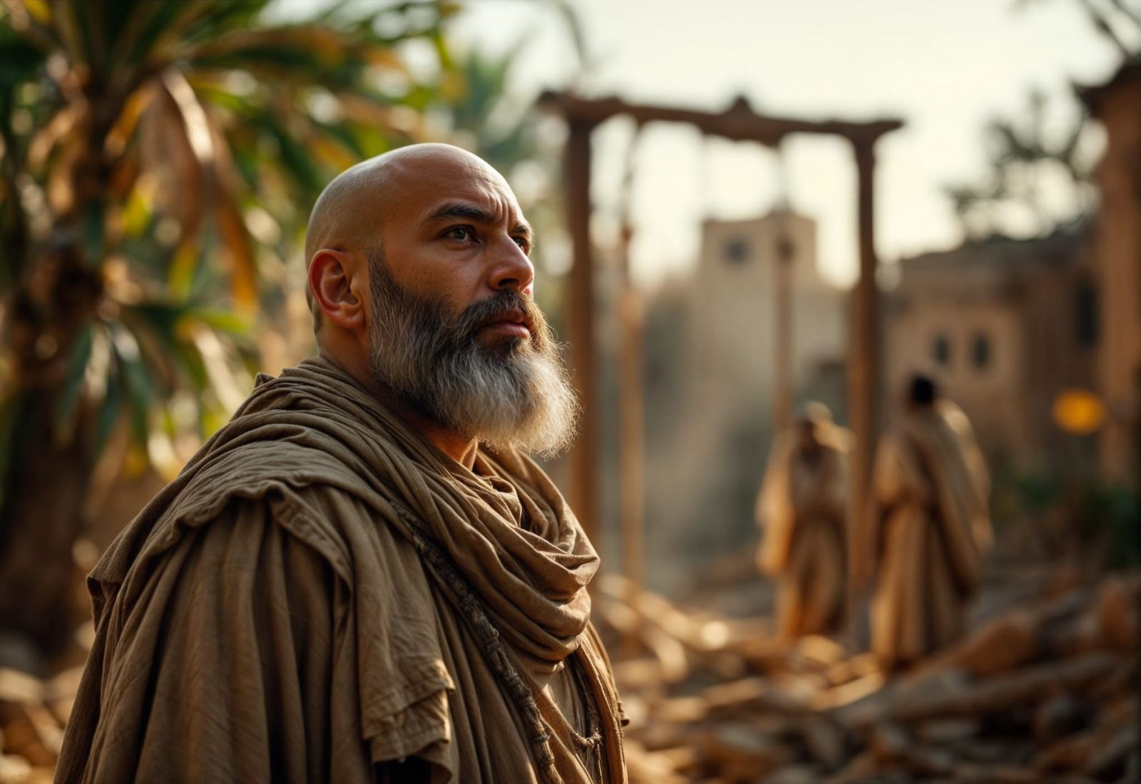 Haman Builds gallows