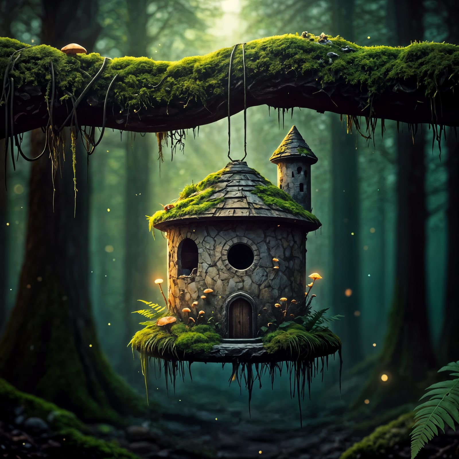 Tiny Bird Fortess  by @JustD