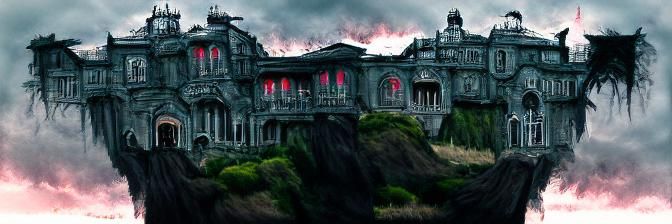 the mansion overlooking the dark bleeding earth
