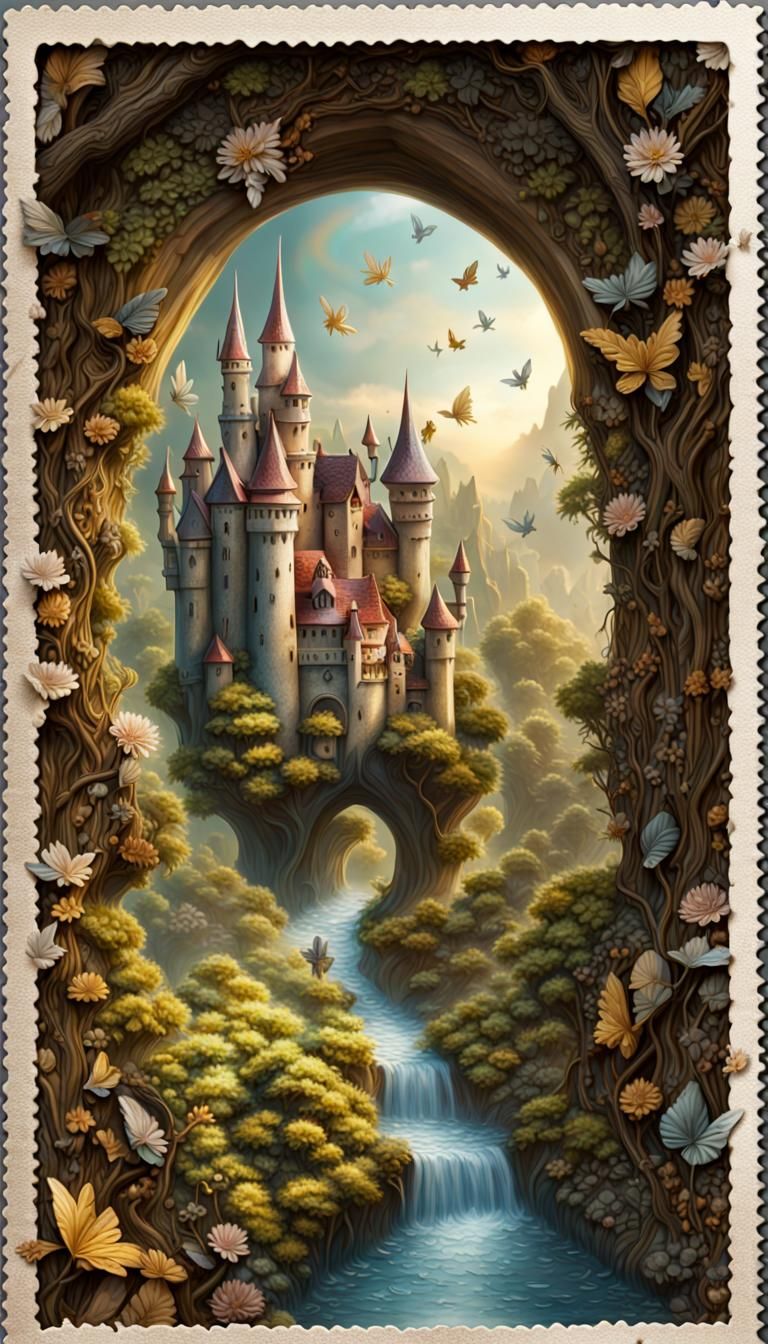 Postcard from the Fae  by @Cheshy