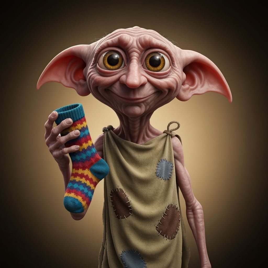 Now Dobby is a Free Elf  by @avionesplateados 