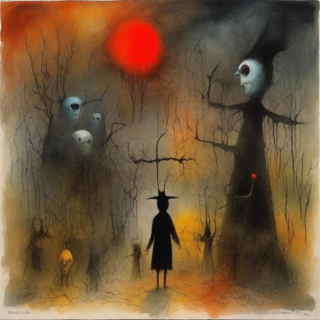 Halloween by Zdzislaw Beksinski Joan Miro Dr. Seuss Stephen Gammell