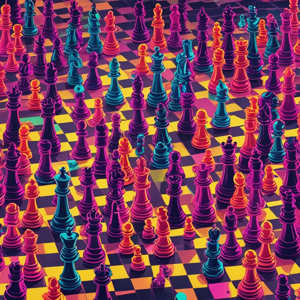 Neon chess!