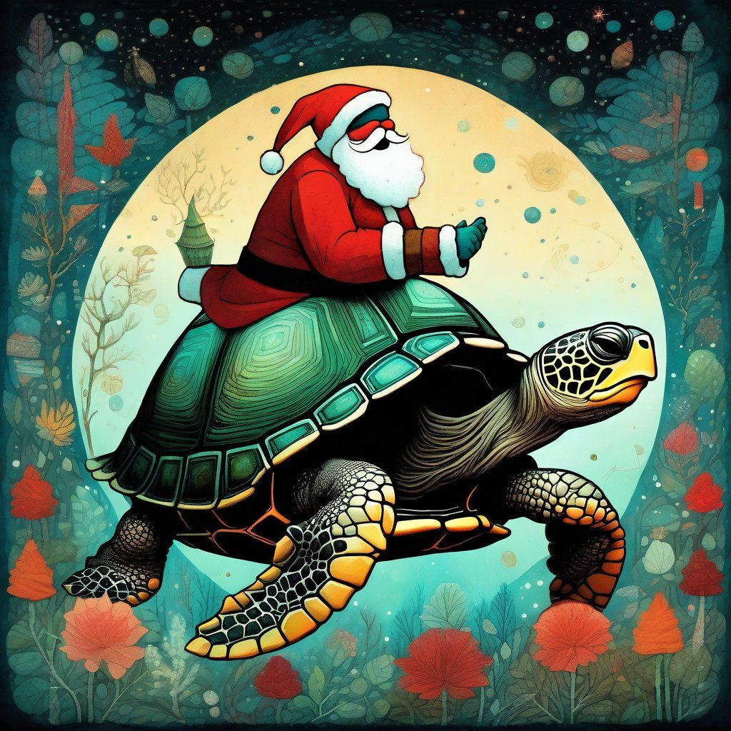 Santa and the Christmas Turtle.