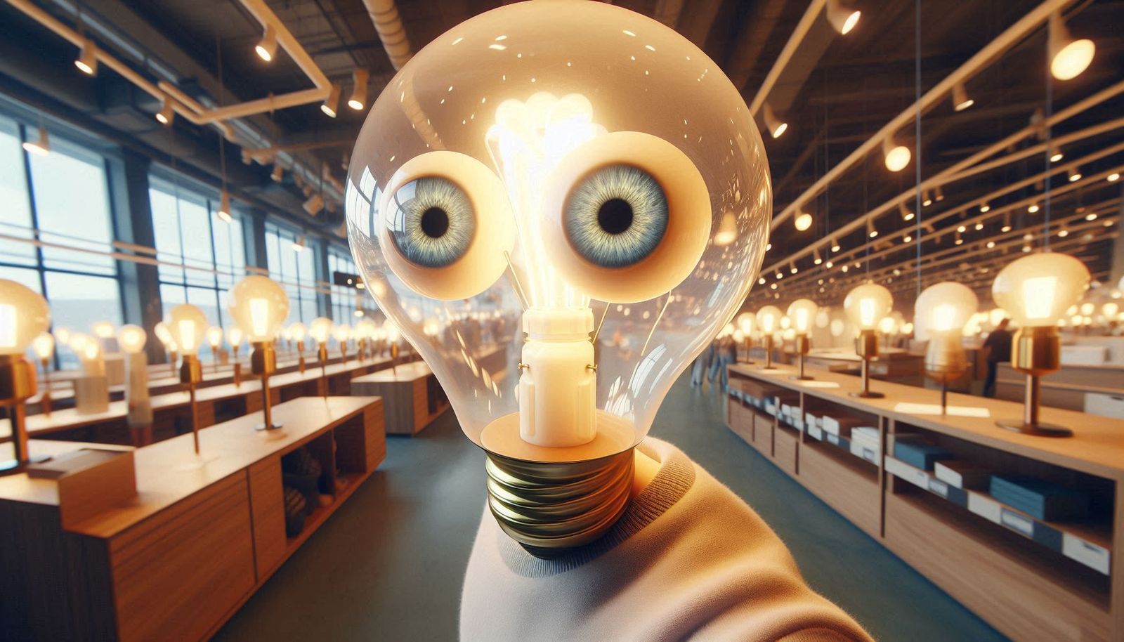 Tête d'ampoule et autres lumières