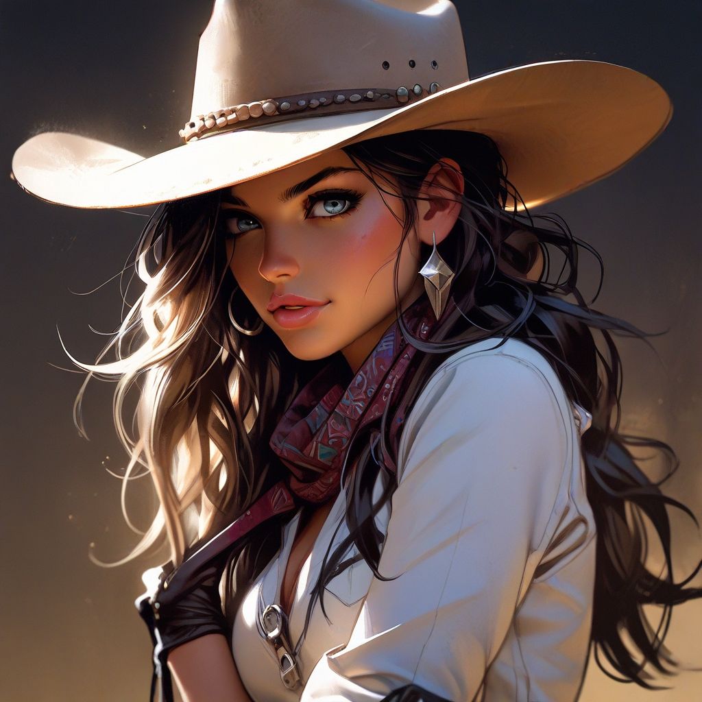 Good girls are made of sugar and spice, cowgirls are made of...