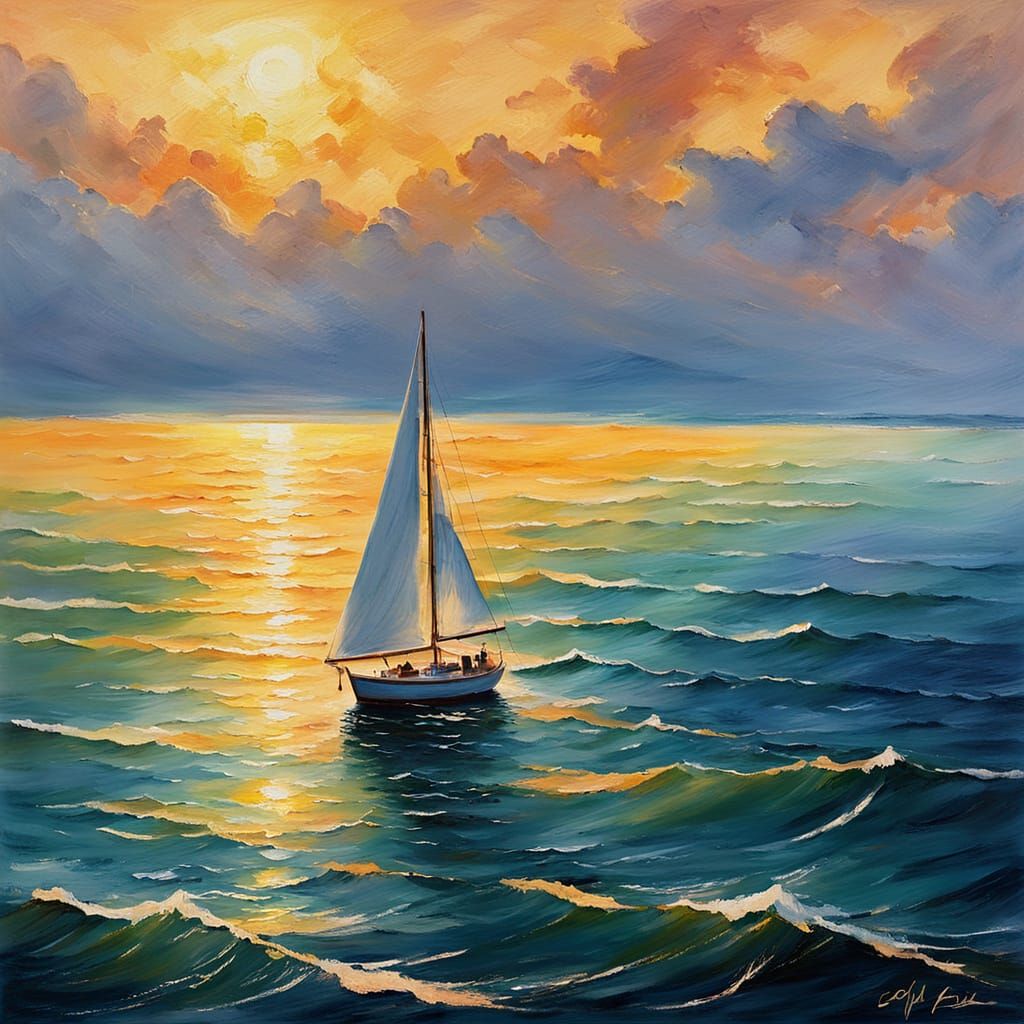 Ocean Sunrise  by @YT