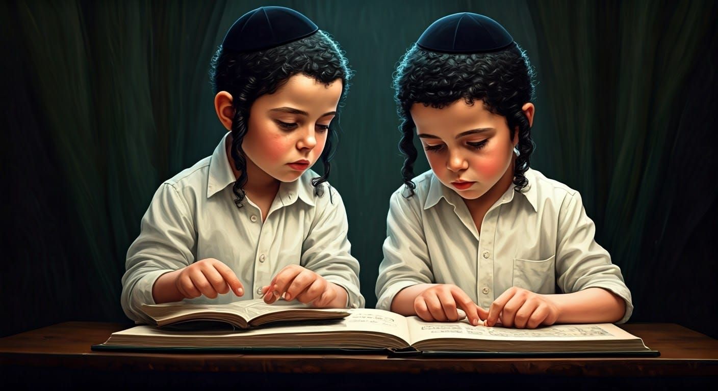 Haredi Children Study Torah in a Fantastical Digital World