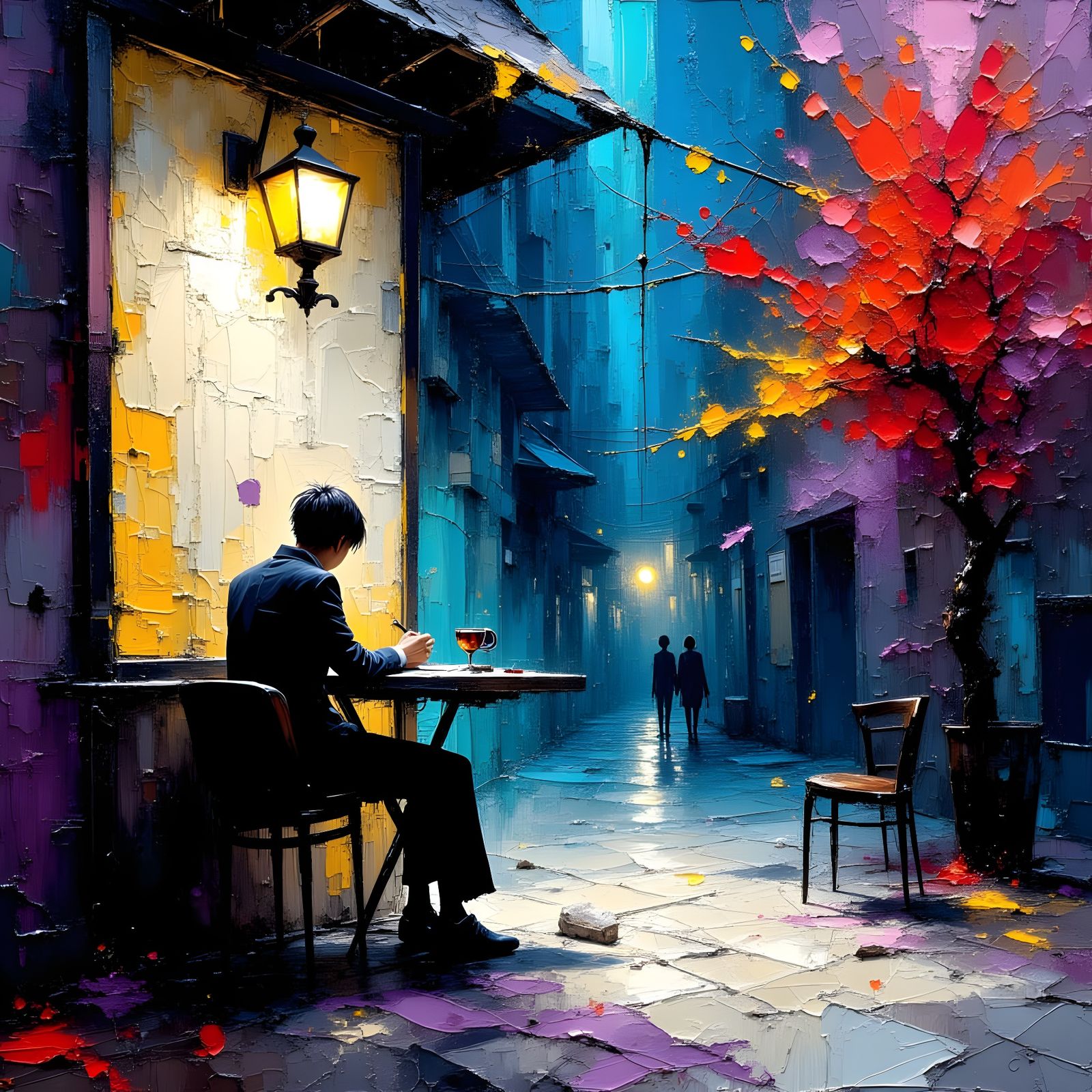 A Date with Loneliness  by @Feliona